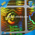 3d hologram sticker seal/waterproof hologram label stickers